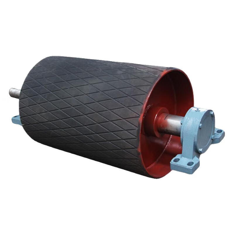 TD75型皮帶機(jī)傳動、改向滾筒與包膠托輥的耐磨性能及電動滾筒應(yīng)用